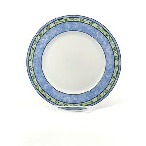 Wedgwood Watercolour Salad Side Plate 8” Blue Green Made In Portugal